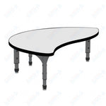 Marco Wave Half Round Floor Table w/ Dry Erase Top 30