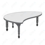 Marco Wave Half Round Floor Table w/ Dry Erase Top 30