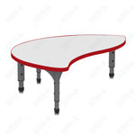 Marco Wave Half Round Floor Table w/ Dry Erase Top 30