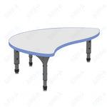 Marco Wave Half Round Floor Table w/ Dry Erase Top 30