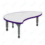 Marco Wave Half Round Floor Table w/ Dry Erase Top 30