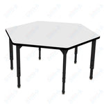 Marco Apex Series Hexagon School Activity Table w/ Dry Erase Top 54.5