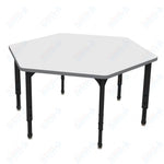 Marco Apex Series Hexagon School Activity Table w/ Dry Erase Top 54.5
