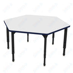 Marco Apex Series Hexagon School Activity Table w/ Dry Erase Top 54.5