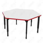 Marco Apex Series Hexagon School Activity Table w/ Dry Erase Top 54.5