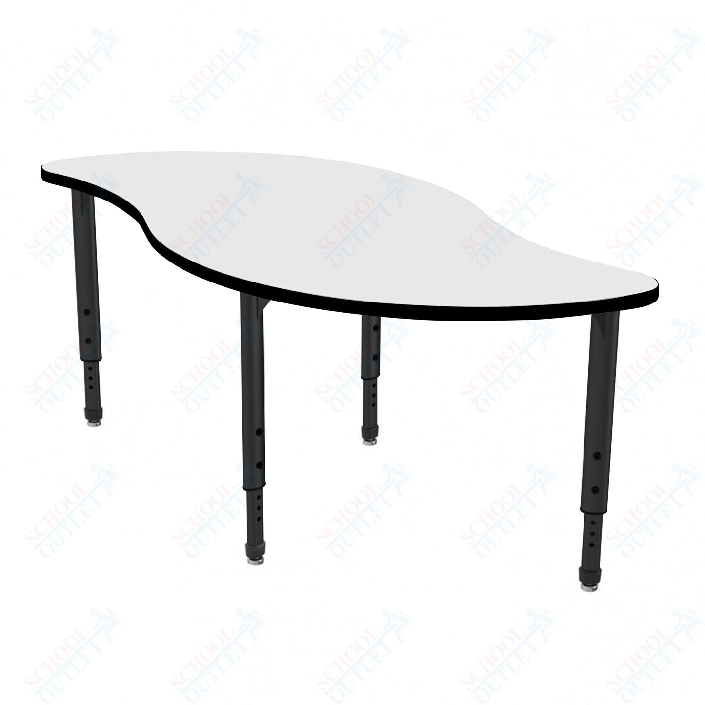 Marco Apex Series Veer School Activity Table w/ Dry Erase Top 30" x 60" Adj Height 21" - 30" (38 - 2255 - DA) - SchoolOutlet