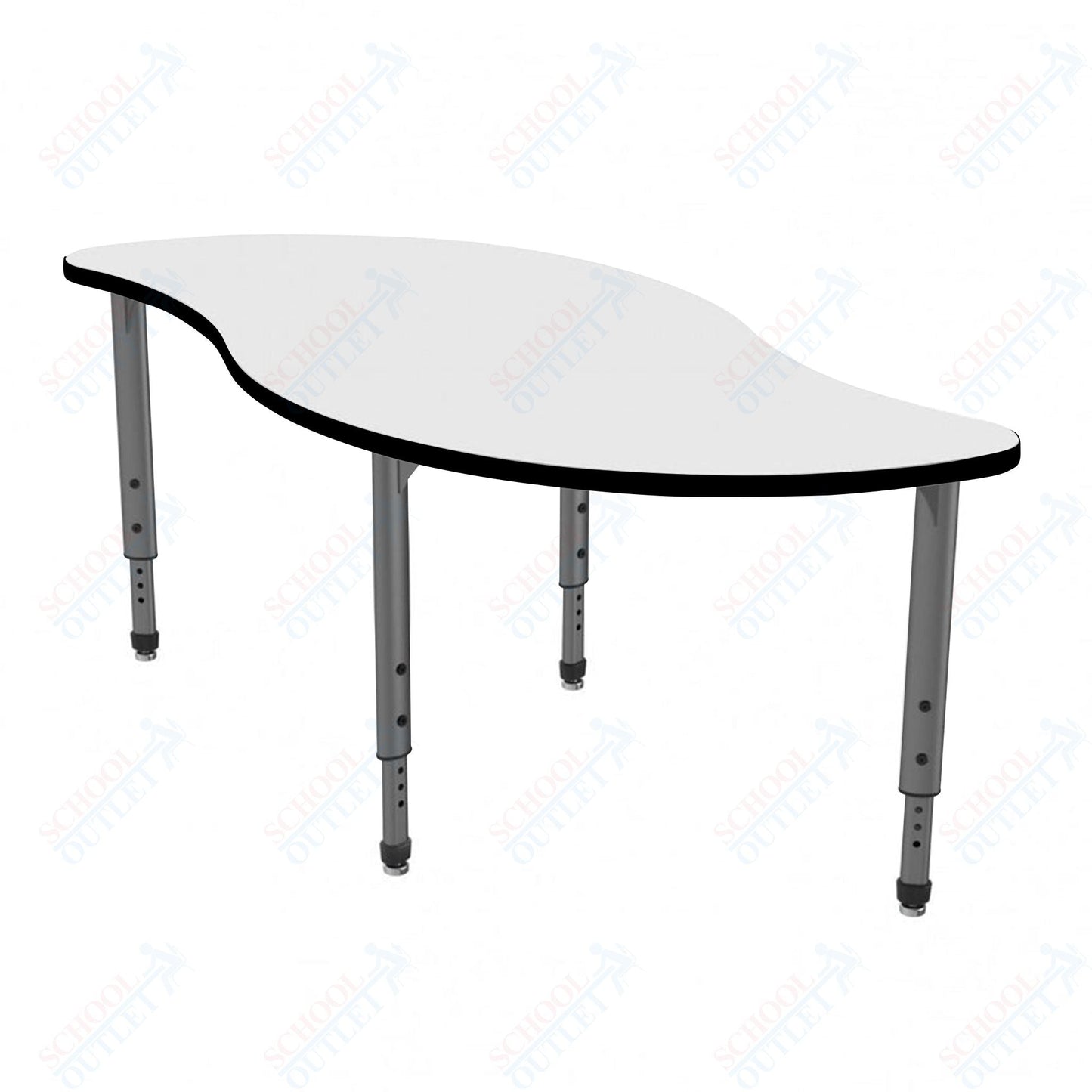 Marco Apex Series Veer School Activity Table w/ Dry Erase Top 30" x 60" Adj Height 21" - 30" (38 - 2255 - DA) - SchoolOutlet