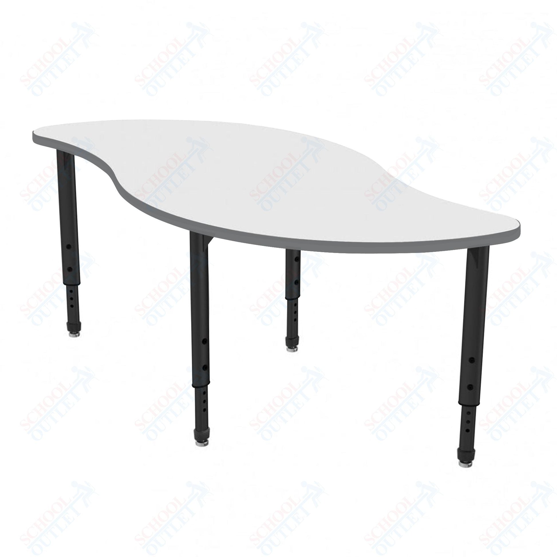 Marco Apex Series Veer School Activity Table w/ Dry Erase Top 30" x 60" Adj Height 21" - 30" (38 - 2255 - DA) - SchoolOutlet