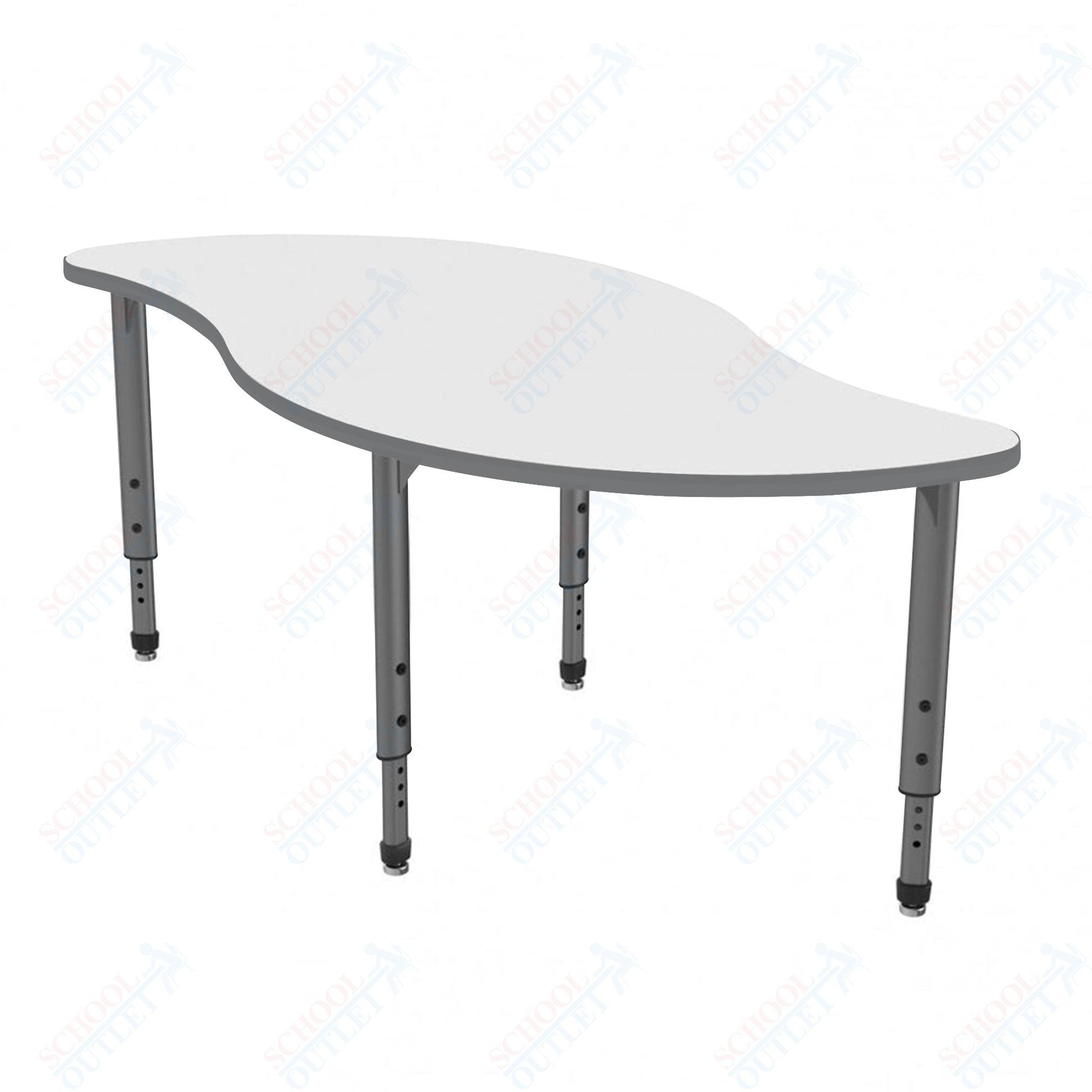 Marco Apex Series Veer School Activity Table w/ Dry Erase Top 30" x 60" Adj Height 21" - 30" (38 - 2255 - DA) - SchoolOutlet
