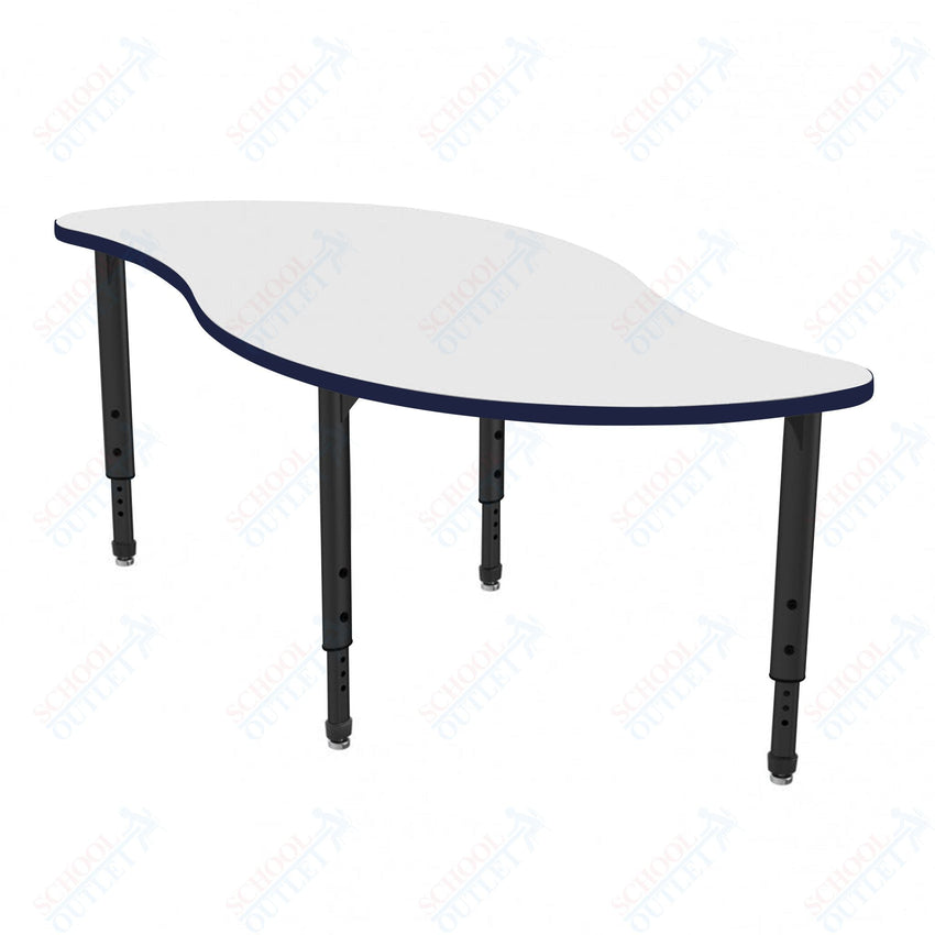 Marco Apex Series Veer School Activity Table w/ Dry Erase Top 30" x 60" Adj Height 21" - 30" (38 - 2255 - DA) - SchoolOutlet