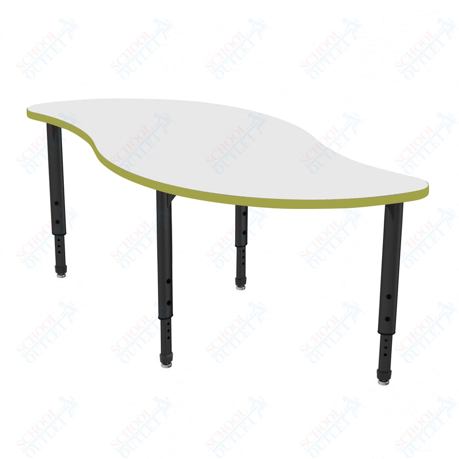 Marco Apex Series Veer School Activity Table w/ Dry Erase Top 30" x 60" Adj Height 21" - 30" (38 - 2255 - DA) - SchoolOutlet