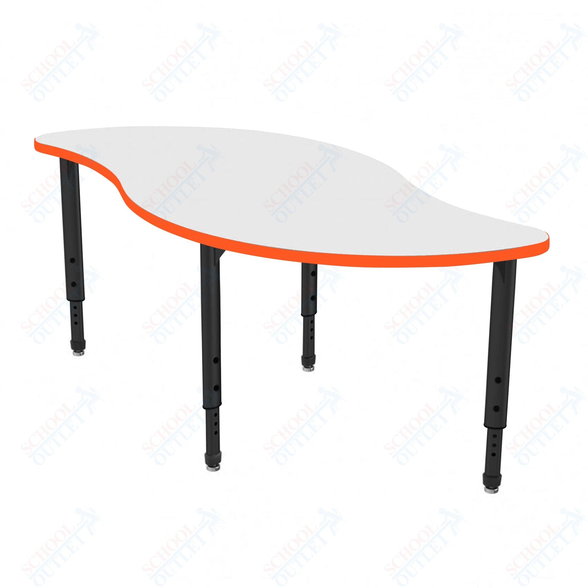 Marco Apex Series Veer School Activity Table w/ Dry Erase Top 30" x 60" Adj Height 21" - 30" (38 - 2255 - DA) - SchoolOutlet