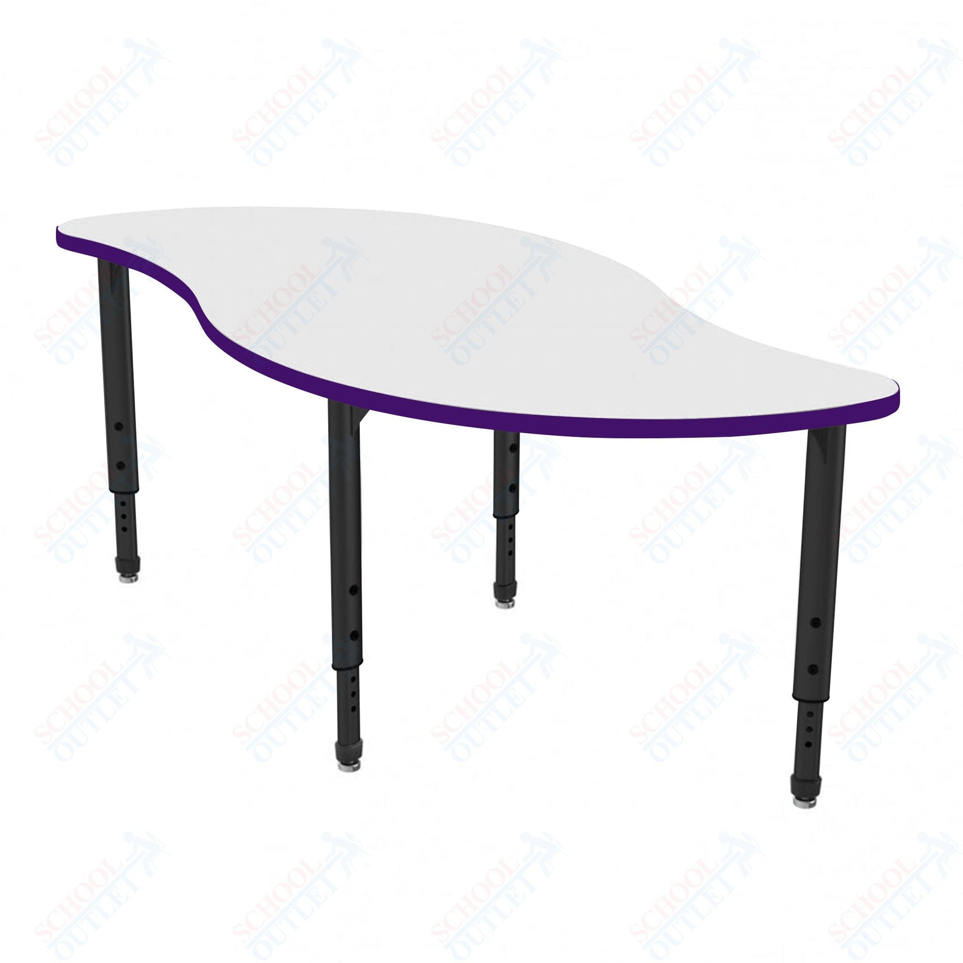 Marco Apex Series Veer School Activity Table w/ Dry Erase Top 30" x 60" Adj Height 21" - 30" (38 - 2255 - DA) - SchoolOutlet