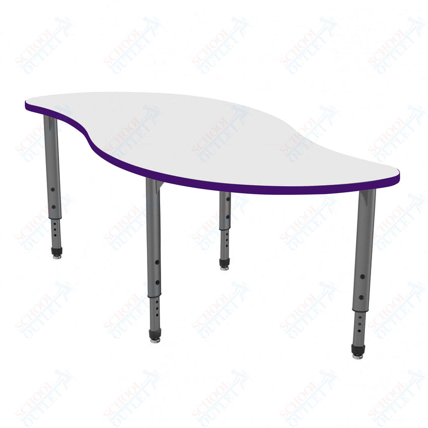 Marco Apex Series Veer School Activity Table w/ Dry Erase Top 30" x 60" Adj Height 21" - 30" (38 - 2255 - DA) - SchoolOutlet