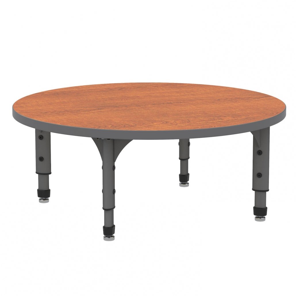 Marco 48" Round Floor Table Adjustable Height 12" - 15" (38 - 2266 - MC) - SchoolOutlet