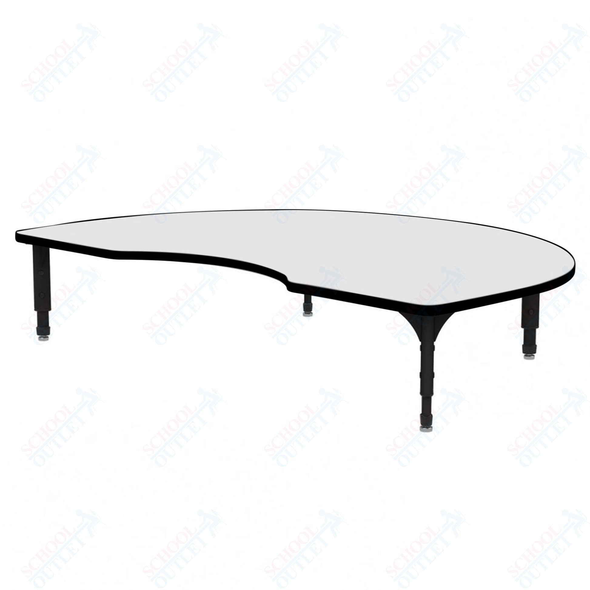 Marco Kidney Floor Table w/ Dry Erase Top 48" x 72" Adj Height 12" - 15" (38 - 2268 - DC) - SchoolOutlet