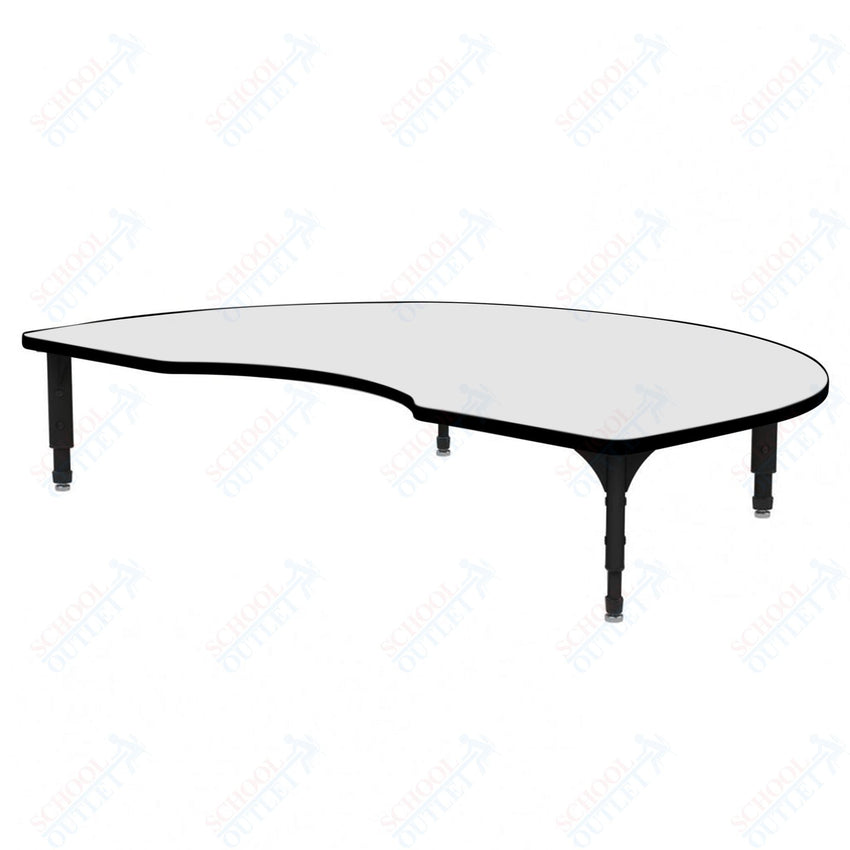 Marco Kidney Floor Table w/ Dry Erase Top 48" x 72" Adj Height 12" - 15" (38 - 2268 - DC) - SchoolOutlet