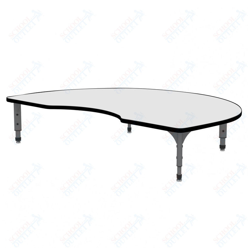 Marco Kidney Floor Table w/ Dry Erase Top 48" x 72" Adj Height 12" - 15" (38 - 2268 - DC) - SchoolOutlet