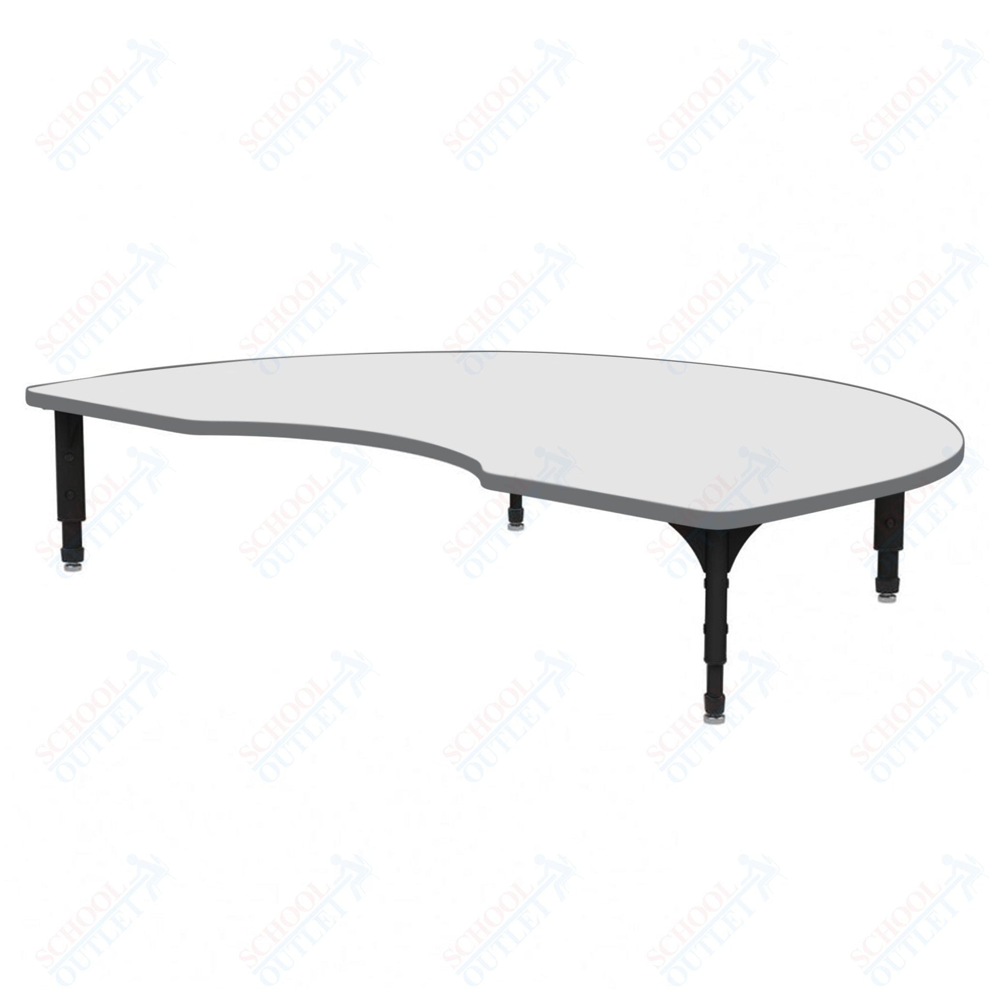 Marco Kidney Floor Table w/ Dry Erase Top 48" x 72" Adj Height 12" - 15" (38 - 2268 - DC) - SchoolOutlet