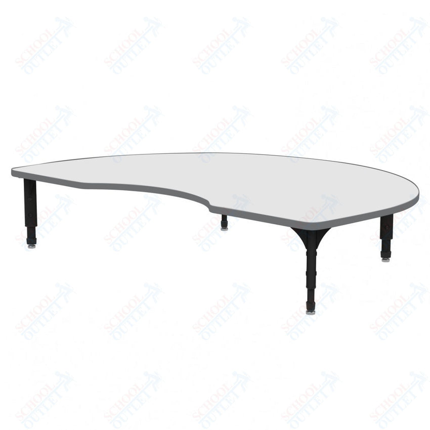 Marco Kidney Floor Table w/ Dry Erase Top 48" x 72" Adj Height 12" - 15" (38 - 2268 - DC) - SchoolOutlet
