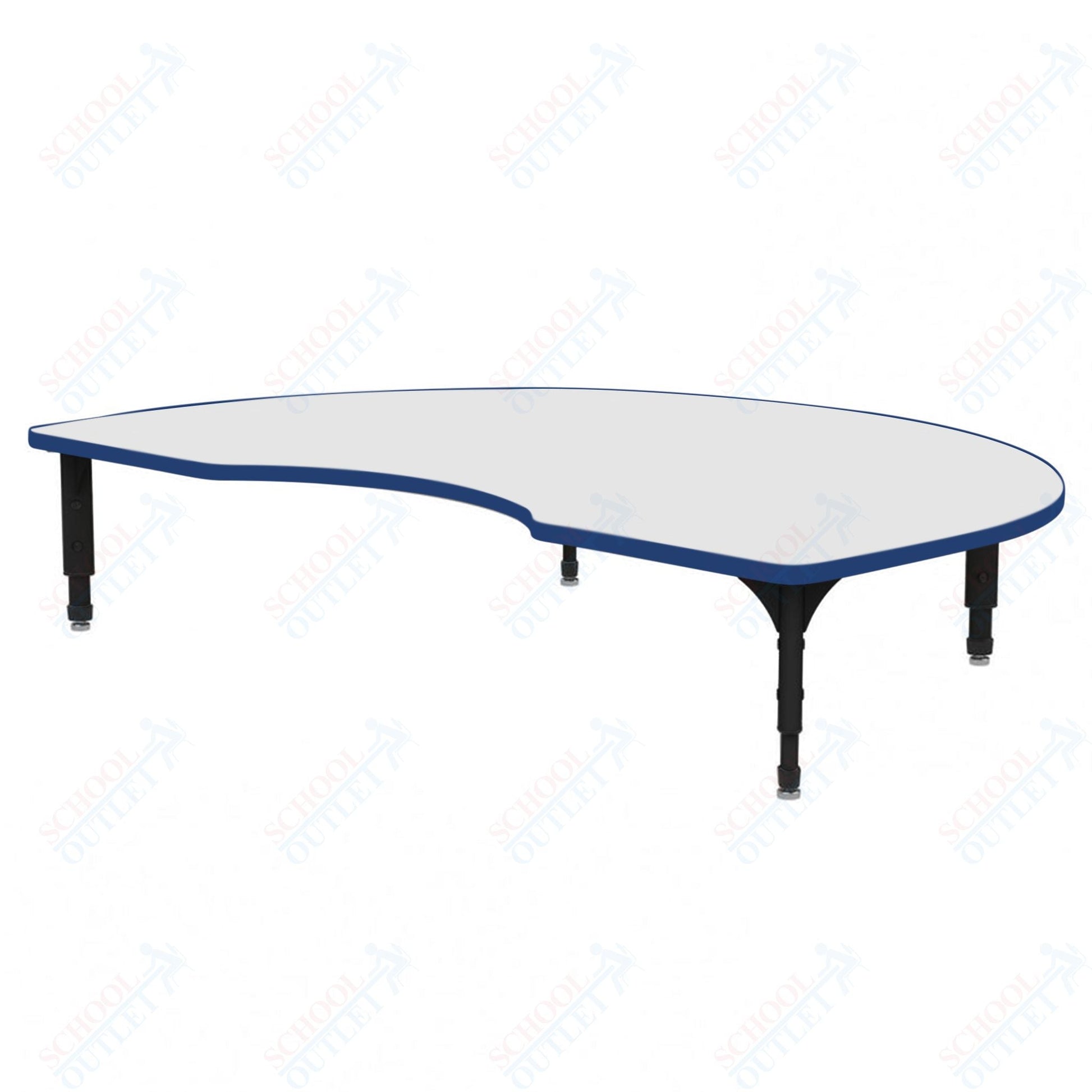 Marco Kidney Floor Table w/ Dry Erase Top 48" x 72" Adj Height 12" - 15" (38 - 2268 - DC) - SchoolOutlet