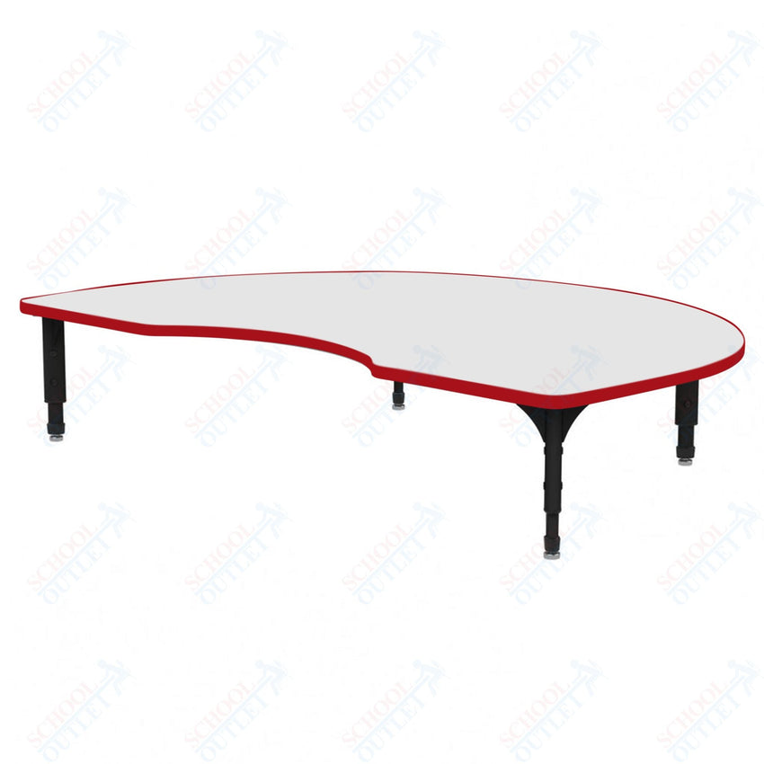 Marco Kidney Floor Table w/ Dry Erase Top 48" x 72" Adj Height 12" - 15" (38 - 2268 - DC) - SchoolOutlet