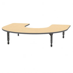 Marco Horseshoe Floor Table 60" x 66" Adjustable Height 12"-15" (38-2270-MC)