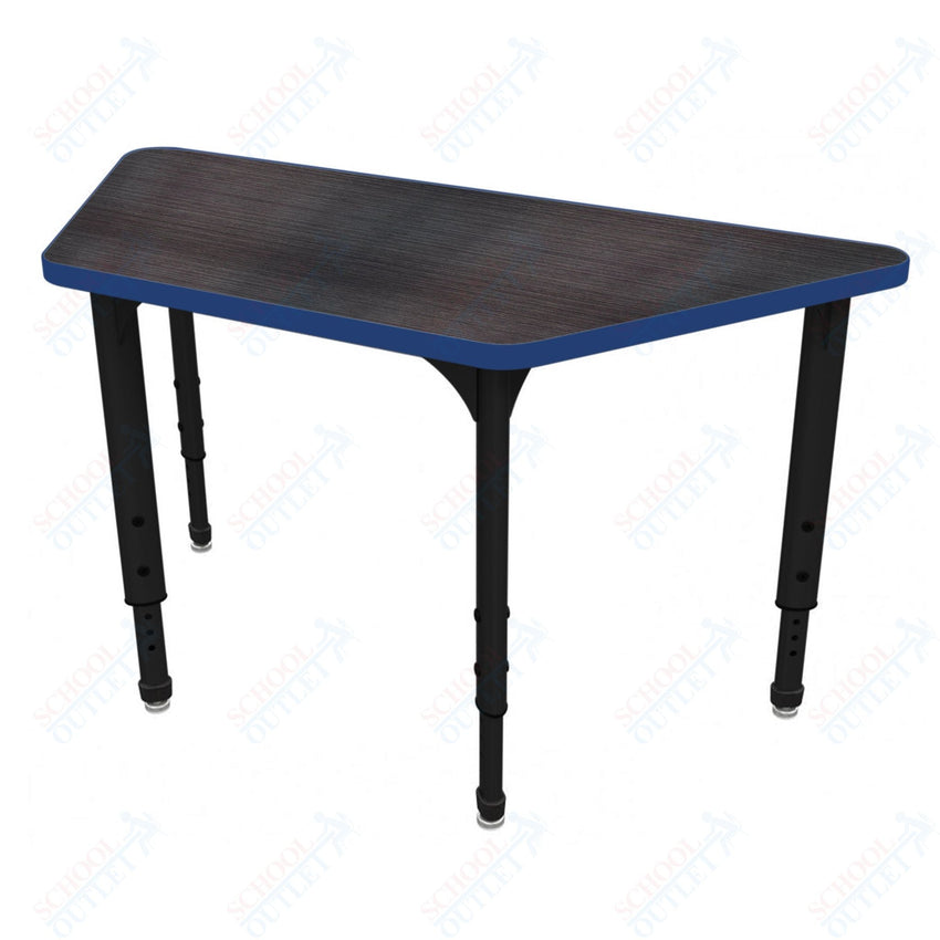 Marco Apex Series Trapezoid School Activity Table 24" x 48" Adjustable Height 21" - 30" (38 - 2276 - MA) - SchoolOutlet