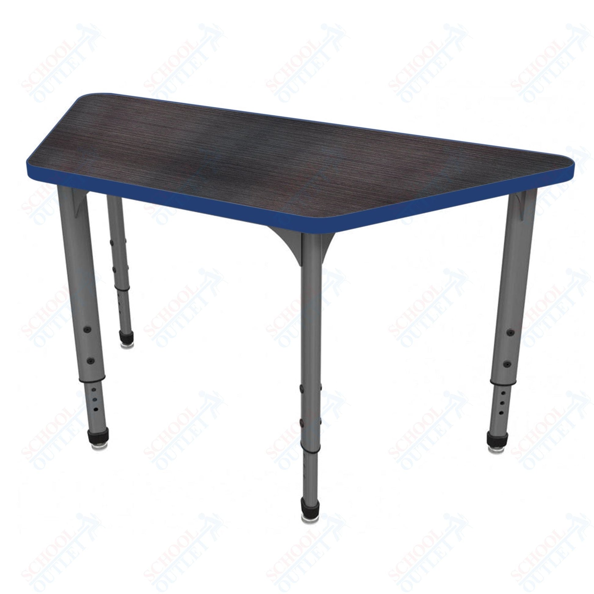 Marco Apex Series Trapezoid School Activity Table 24" x 48" Adjustable Height 21" - 30" (38 - 2276 - MA) - SchoolOutlet