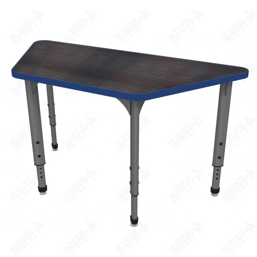 Marco Apex Series Trapezoid School Activity Table 24" x 48" Adjustable Height 21" - 30" (38 - 2276 - MA) - SchoolOutlet