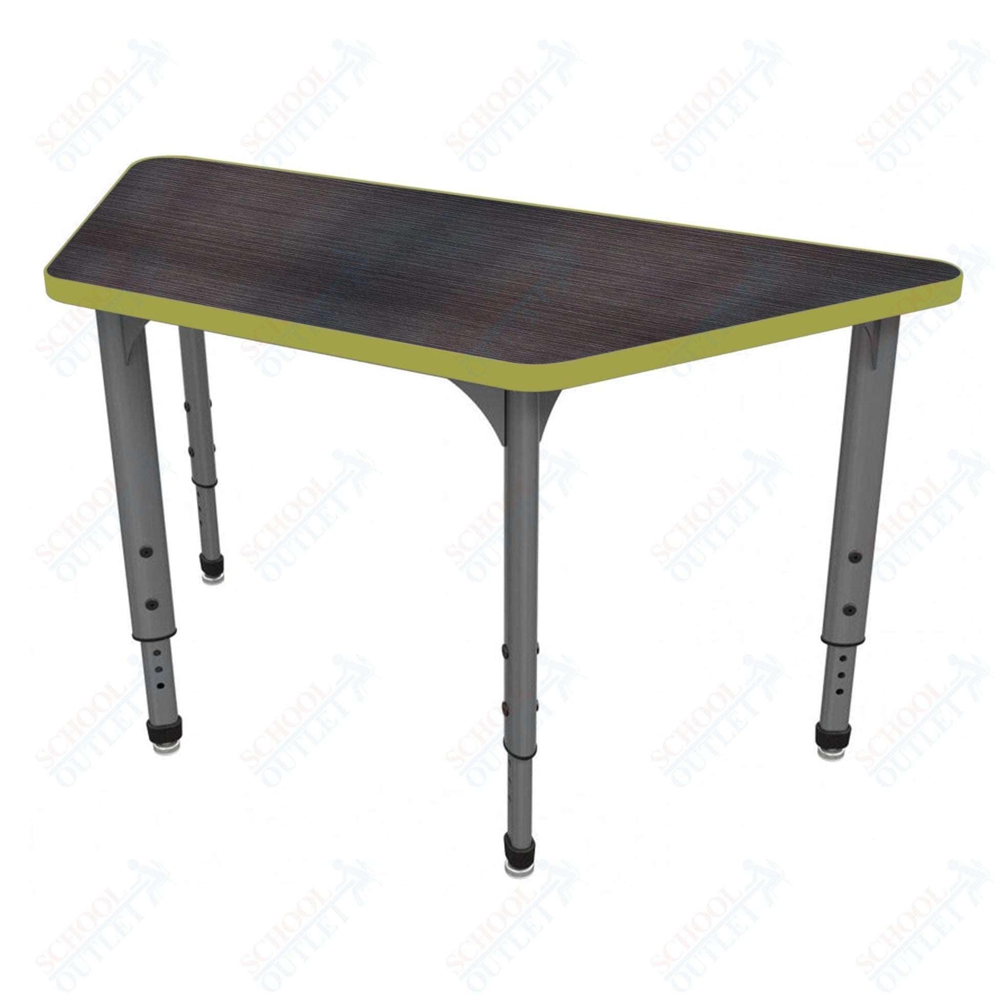 Marco Apex Series Trapezoid School Activity Table 24" x 48" Adjustable Height 21" - 30" (38 - 2276 - MA) - SchoolOutlet