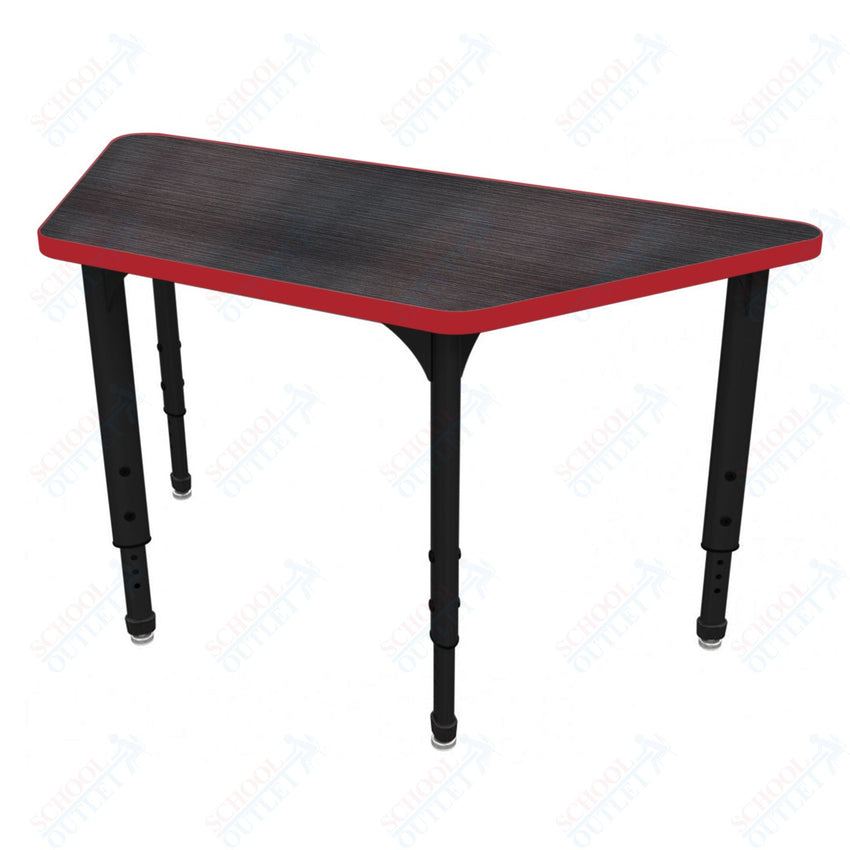 Marco Apex Series Trapezoid School Activity Table 24" x 48" Adjustable Height 21" - 30" (38 - 2276 - MA) - SchoolOutlet