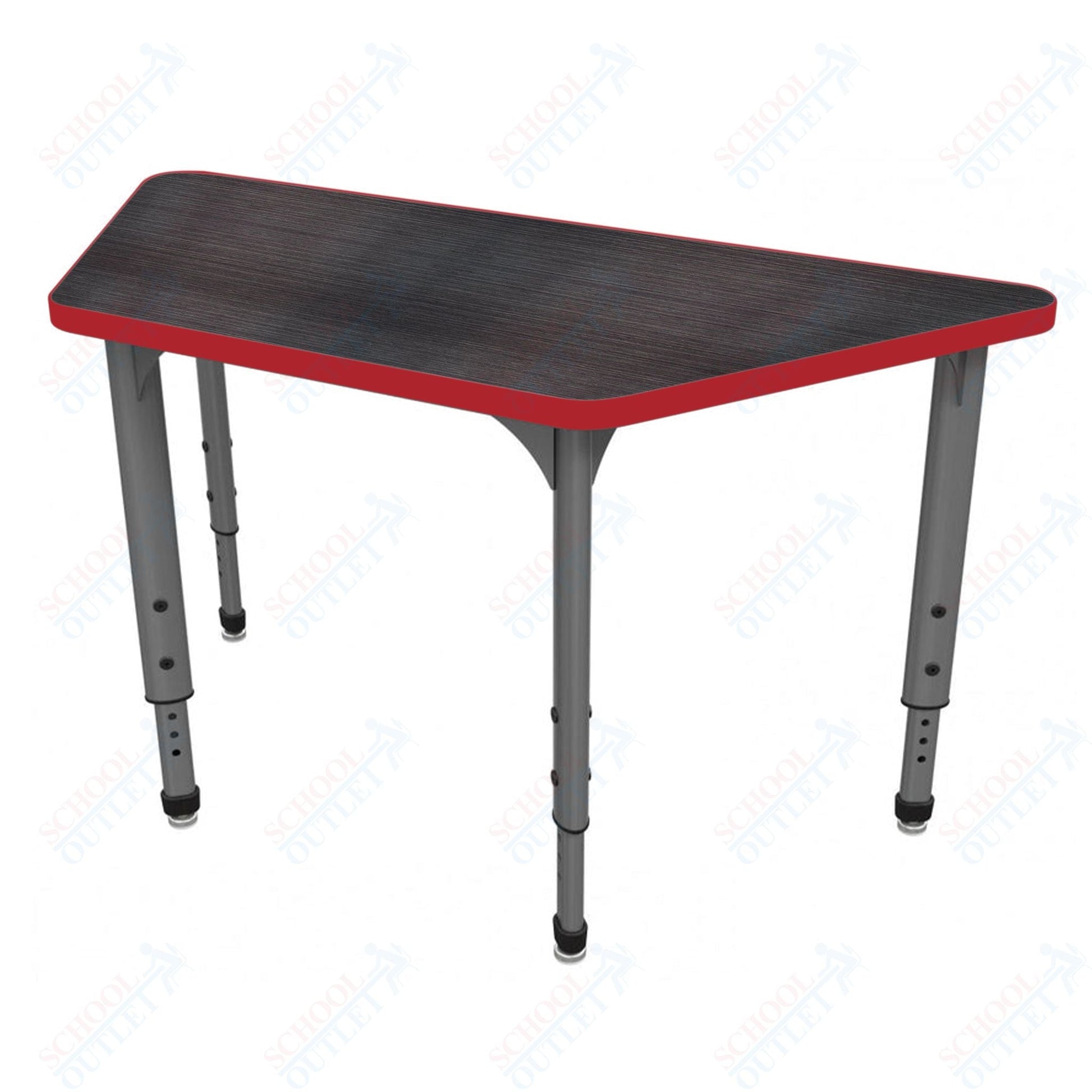Marco Apex Series Trapezoid School Activity Table 24" x 48" Adjustable Height 21" - 30" (38 - 2276 - MA) - SchoolOutlet