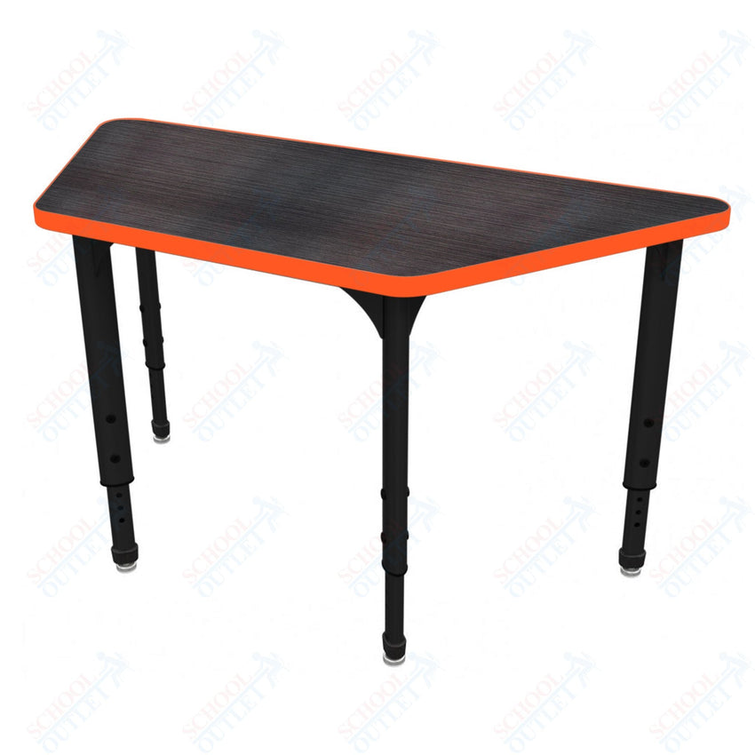 Marco Apex Series Trapezoid School Activity Table 24" x 48" Adjustable Height 21" - 30" (38 - 2276 - MA) - SchoolOutlet