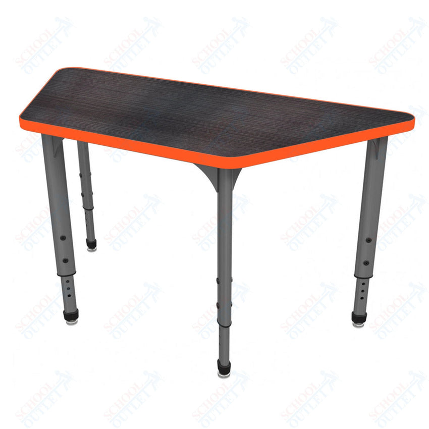Marco Apex Series Trapezoid School Activity Table 24" x 48" Adjustable Height 21" - 30" (38 - 2276 - MA) - SchoolOutlet