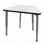 Marco Apex Series Trapezoid Preschool Collaborative Desk w/ Dry Erase HPL Top 36