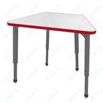 Marco Apex Series Trapezoid Preschool Collaborative Desk w/ Dry Erase HPL Top 36