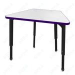 Marco Apex Series Trapezoid Preschool Collaborative Desk w/ Dry Erase HPL Top 36