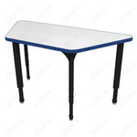 Marco Apex Series Trapezoid Preschool Activity Table w/ Dry Erase HPL Top 30