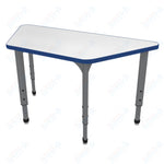 Marco Apex Series Trapezoid Preschool Activity Table w/ Dry Erase HPL Top 30