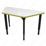 Marco Apex Series Trapezoid Preschool Activity Table w/ Dry Erase HPL Top 30
