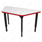 Marco Apex Series Trapezoid Preschool Activity Table w/ Dry Erase HPL Top 30