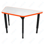 Marco Apex Series Trapezoid Preschool Activity Table w/ Dry Erase HPL Top 30