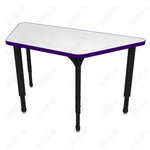 Marco Apex Series Trapezoid Preschool Activity Table w/ Dry Erase HPL Top 30