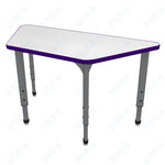 Marco Apex Series Trapezoid Preschool Activity Table w/ Dry Erase HPL Top 30