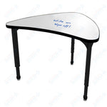 Marco Apex Series Large Chevron Collaborative Student Desk w/ Dry Erase HPL Top 31