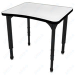 Marco Apex Series Curve Preschool Collaborative Desk w/ Dry Erase HPL Top 24