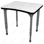 Marco Apex Series Curve Preschool Collaborative Desk w/ Dry Erase HPL Top 24