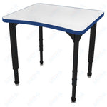 Marco Apex Series Curve Preschool Collaborative Desk w/ Dry Erase HPL Top 24