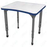 Marco Apex Series Curve Preschool Collaborative Desk w/ Dry Erase HPL Top 24